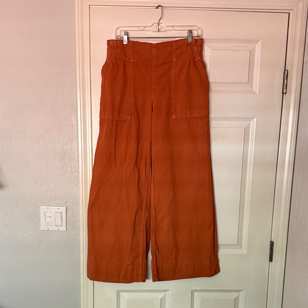 We The Free Orange Wide-Leg Pants